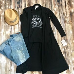 ❤️NWT Lularoe Black Sarah XS